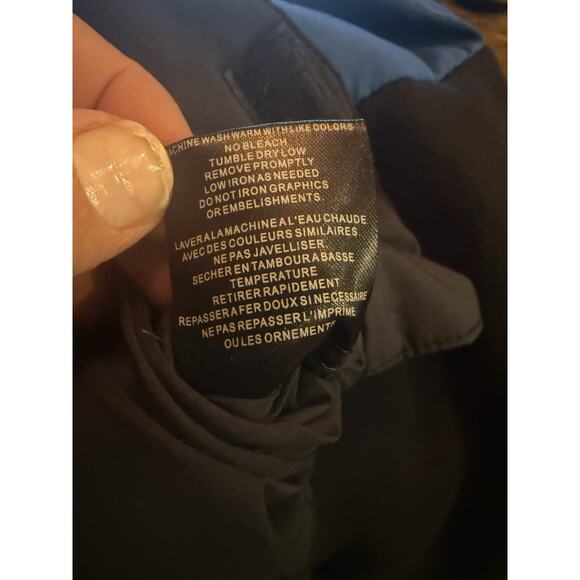 Volcom Men’s Vester Reversible Hoodie Jacket Black Blue Zip Up Size Large - Picture 7 of 7